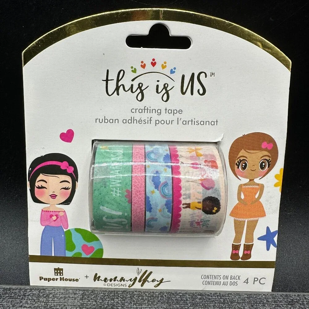 Paper House This Is Us Washi Tape Scrapbooking Planner Craft Set